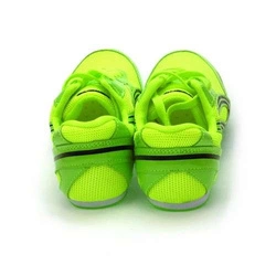 Zielone buty lekkoatletyczne z kolcami do biegów i skoków na bieżni Legend 43