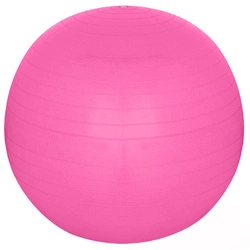 PIŁKA DO ĆWICZEŃ FITNESS 65CM ANTIBURST RÓŻOWA XQMAX