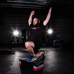 Step do aerobiku HMS AS003 Black/Gray/Red