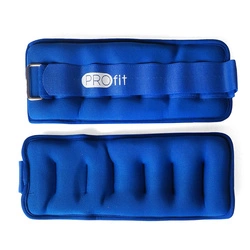 Obciążenia na ręce i nogi Profit Evolution 2x2kg niebieskie DK 3310