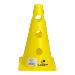 Pachołek treningowy z otworami 23 cm Legend Czerwony