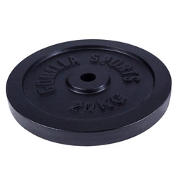 Obciążenie żeliwne 20kg, czarne