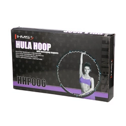 Hula Hop masujący z magnesami HMS HHP006 Black-Blue 98CM