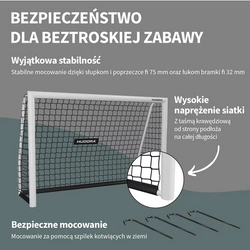 Bramka piłkarska Hudora Advanced 3x2