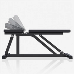 Ławka prosta, regulowana (czarna)