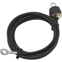 LINKA DO ATLASU 372CM OCZKO OCZKO STALOWE ODBOJNIK GUMOWY