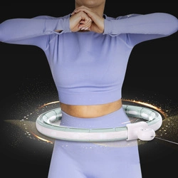 Hula Hop HHM15 GREEN z magnesem i obciążnikiem + licznik hms