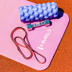 Wałek fitness / roller HMS FS107 31,5 cm blue