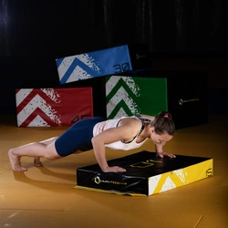 Skrzynie plyometryczne soft zestaw HMS PREMIUM PYBS01 (4 CZĘŚCI)