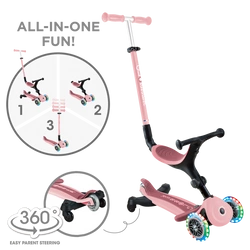 Hulajnoga z siedziskiem jeździk Globber GO•UP ACTIVE LIGHTS 360 (749-310)