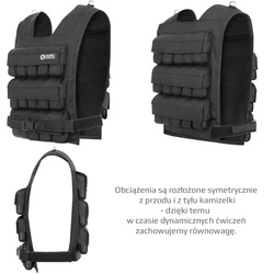Kamizelka treningowa KTO30 z obciążeniem 30 kg HMS