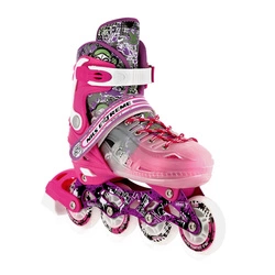 Łyżworolki Nils Extreme NH18122 4w1 Różowy Rozm. L(39-43)