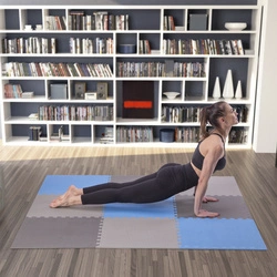 MP10 Mata puzzle multipack blue-grey 9 elementów 10MM ONE FITNESS