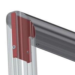 Bramka przenośna do piłki nożnej treningowa aluminiowa 7,32 x 2,44 m