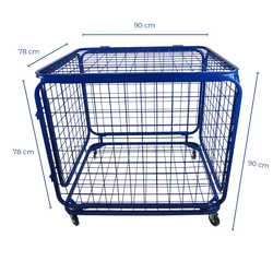 Wózek na piłki z profilu metalowego i kratownicy – Legend Sport