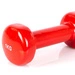 Hantel winylowy Profit 1kg czerwony DK 4102