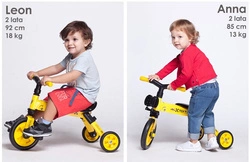 Rowerek 3-kołowy składany TCV-T701 niebieski