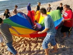 Profesjonalna chusta animacyjna Akson 7m