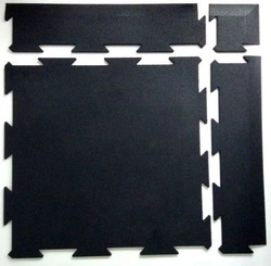 Zakończenia narożne do maty podłogowej puzzle 1x1m 15mm