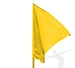 Chorągiewka z podstawą Polanik BFY-S0324 Żółta