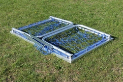 Bramka do piłki nożnej 120x80 cm składana