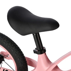 ROWEREK BIEGOWY NILS FUN KOŁA POMPOWANE 12'' RÓŻOWY RB901 LED