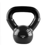 Kettlebell żeliwny pokryty winylem HMS KNV04 BLACK
