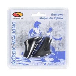Stopki, gumowe nakładki SMJ Sport do kijków Nordic Walking
