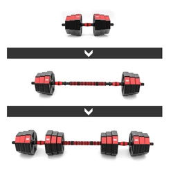 Sztangielki sztanga kompozyt SGC20 20 kg HMS