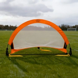 Bramka piłkarska treningowa pop-up - pomarańczowa (S) 76x45x45 cm