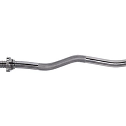 Gryf lekko łamany z gwintem i zaciskiem GL120 30 mm x 120 cm HMS