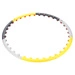 Hula hop masujący z magnesami HMS HHP005 85CM Grey-Yellow
