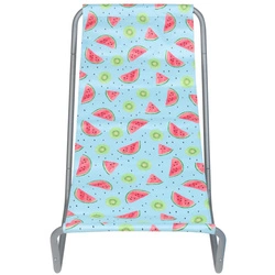 Leżak ogrodowo plażowy składany z torbą fruit melon