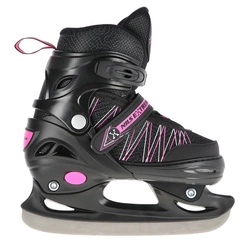 Łyżworolki z wym. pł. hokejową NH11912 A 2w1 black/pink rozm. L(39-42) NILS EXTREME