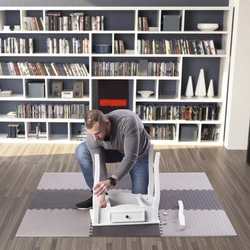 MP12 Mata puzzle l.Gray 9 elementów 12MM HMS PREMIUM