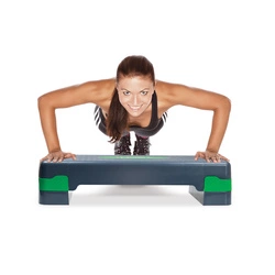 Step do aerobiku HMS AS003 Green/Gray