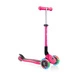 Hulajnoga 3-kołowa Globber Junior Foldable Lights / Fuchsia 437-110