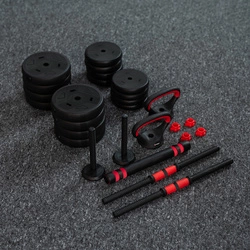 SGN140 (2 CZĘŚCI) PRO SET 6W1 ZESTAW CIĘŻARÓW 40KG HMS