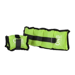 Obciążniki na rzep One Fitness WW01 Green 2 x 0.7 KG