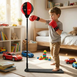 Zestaw bokserski Enero dla dzieci regulowany 75-128cm z rękawicami