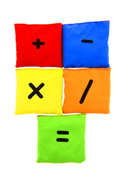 Woreczki gimnastyczne Akson ZESTAW ZNAKI MATEMATYCZNE