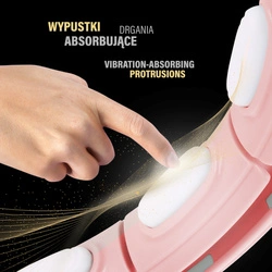 Hula Hop HHM15 pink z magnesem i obciążnikiem + licznik hms