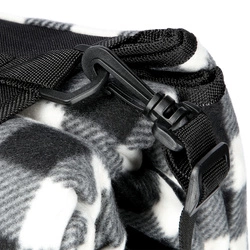 Koc piknikowy biało-czarny 300x200 cm PE + ALU NC2310 NILS CAMP