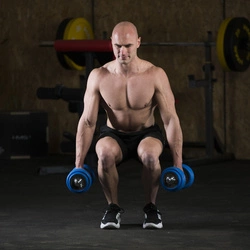 Sztangielki - sztanga gumowane SGG30BAR 30kg HMS