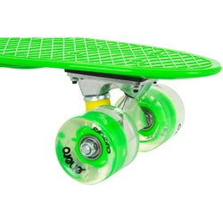 Deskorolka Plastikowa 22 Enero Zielona Led