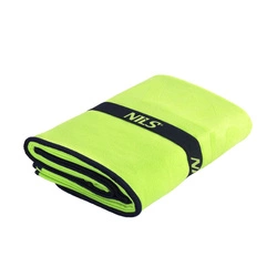 NCR11 green-black ręcznik z mikrofibry 140x70 cm NILS CAMP