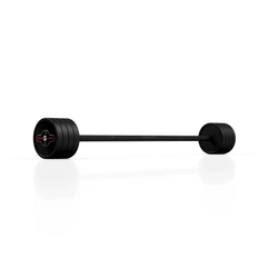 Sztanga gumowana prosta 35 kg czarny mat - Marbo Sport