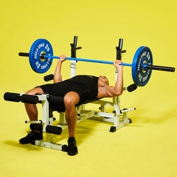 Gryf Olimpijski 50/51 mm niebieski 220 cm