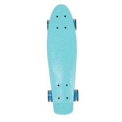 Deskorolka Plastikowa 22 cale Enero Niebieska Led
