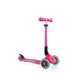 Hulajnoga 3-kołowa Globber Junior Foldable Lights / Fuchsia 437-110